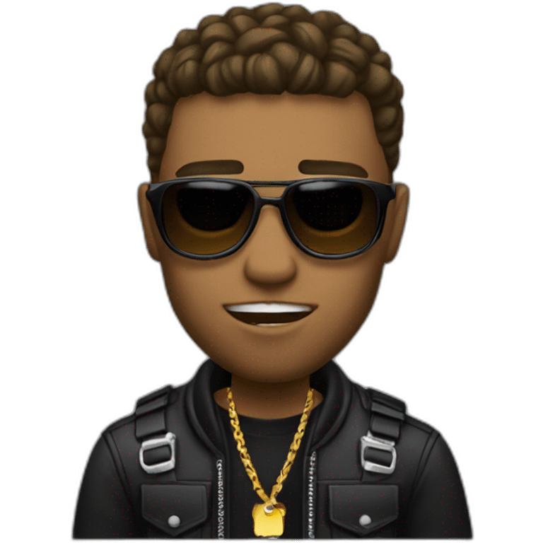 gangsta with PC emoji