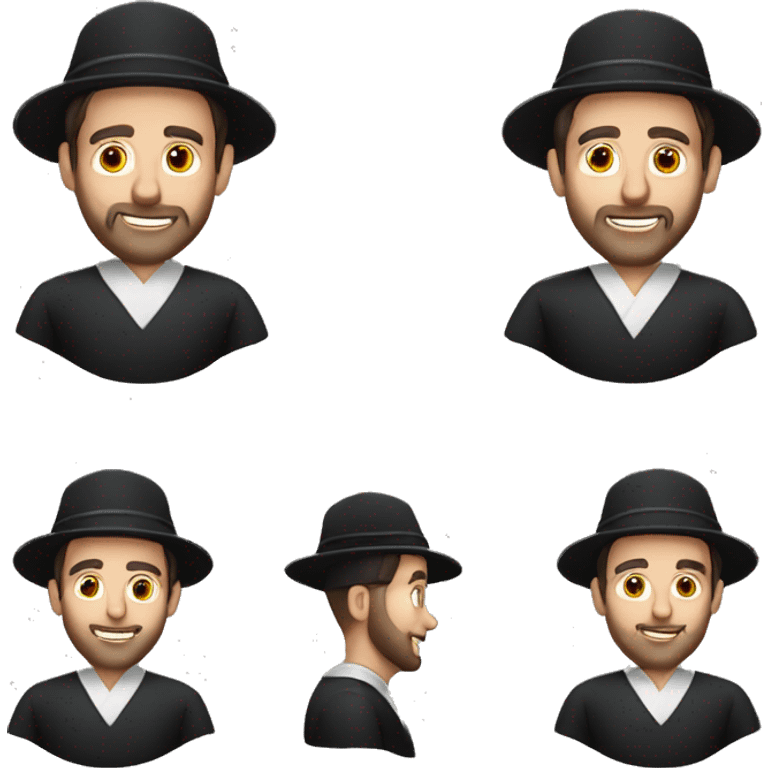 Jewish man with yarmulka emoji