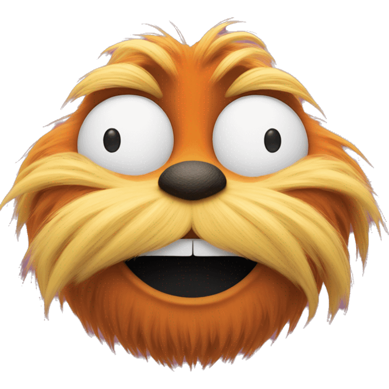 Lorax smiling emoji