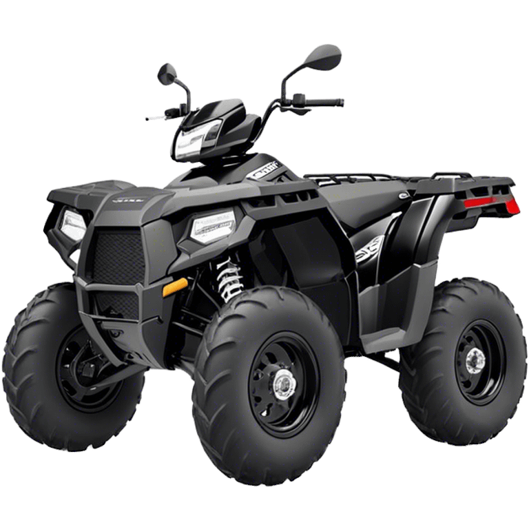 ATV - Polaris Sportsman 570 (Model Year: 2022) (Iconic colour: Black) emoji