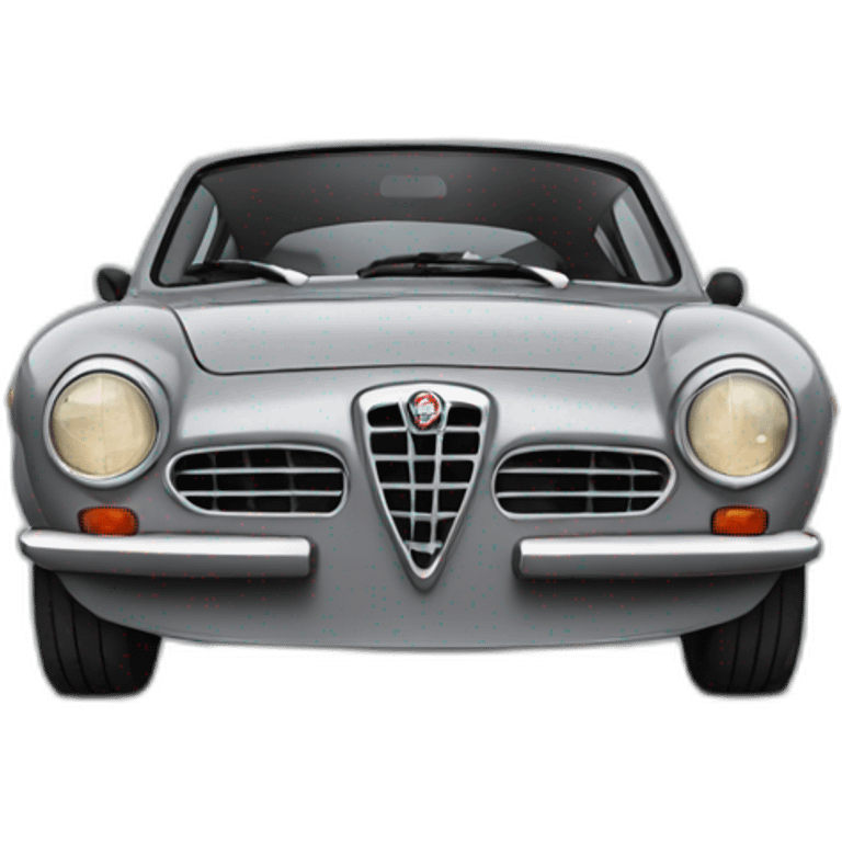 Grey Alfa Romeo Giulietta  emoji