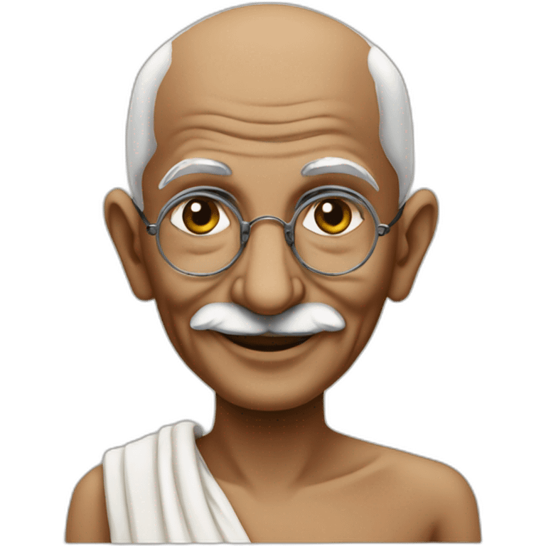 Mahatma Gandhi  emoji