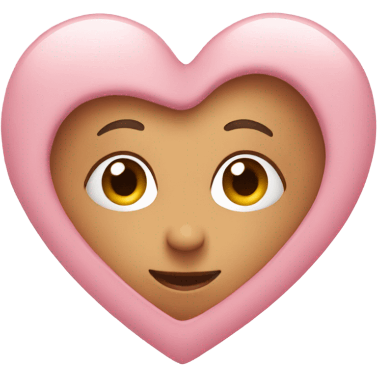 Pastel pink heart emoji