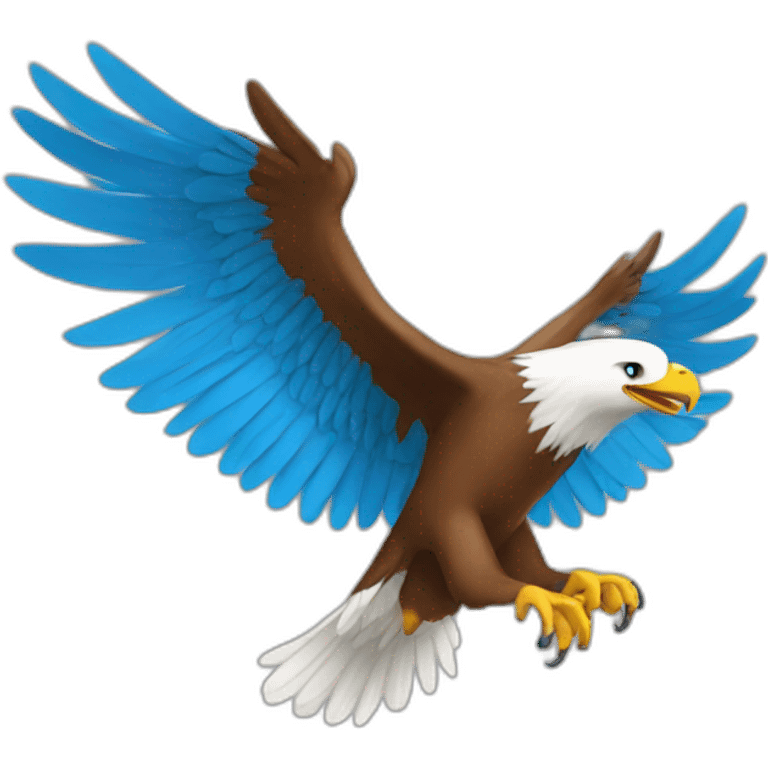 Un aigle emoji