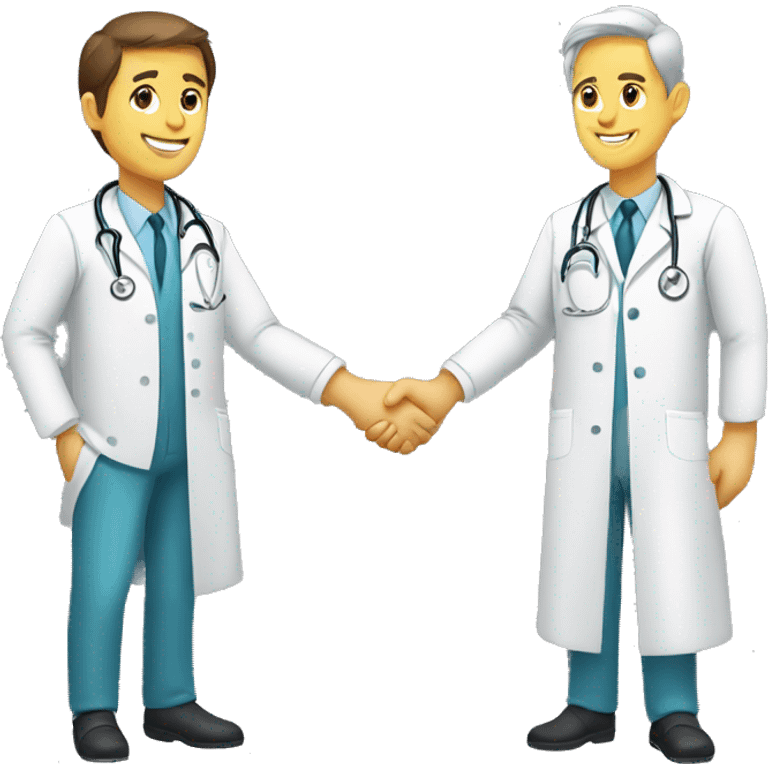 Doctor handshake AI emoji