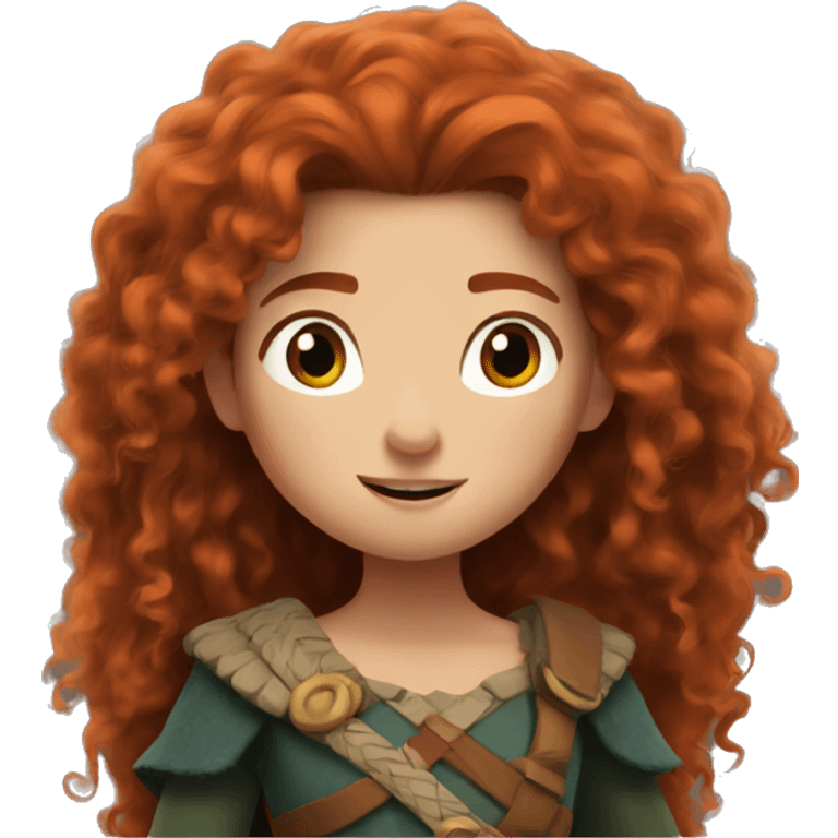 merida from brave emoji