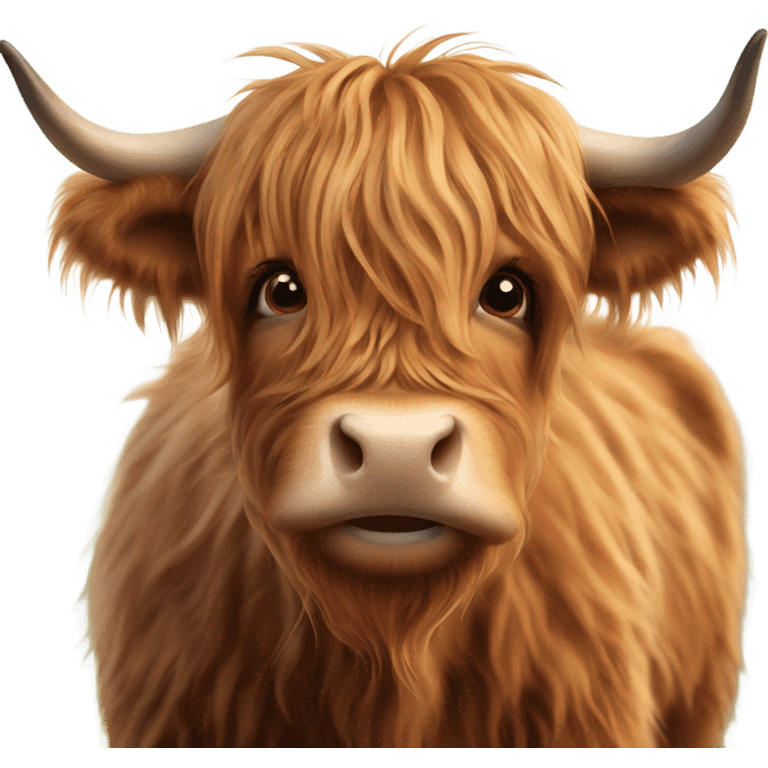 Scottish highland cow  emoji