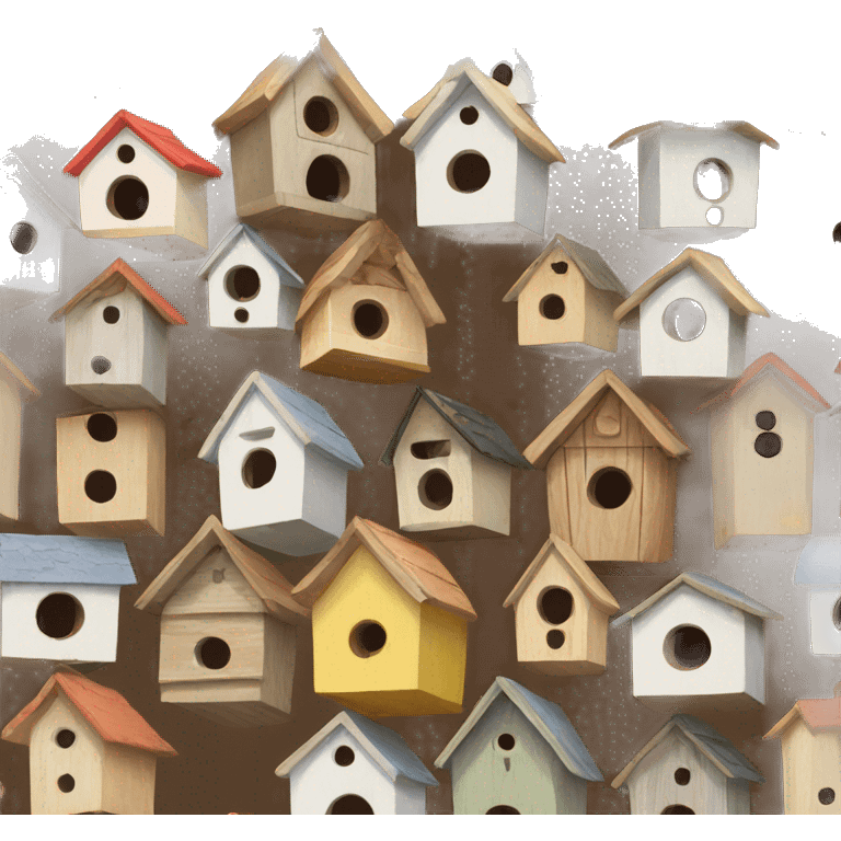 Huge multi room birdhouse  emoji