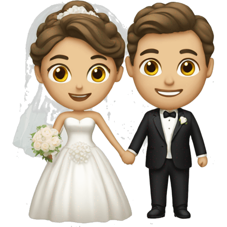 Bride and groom emoji