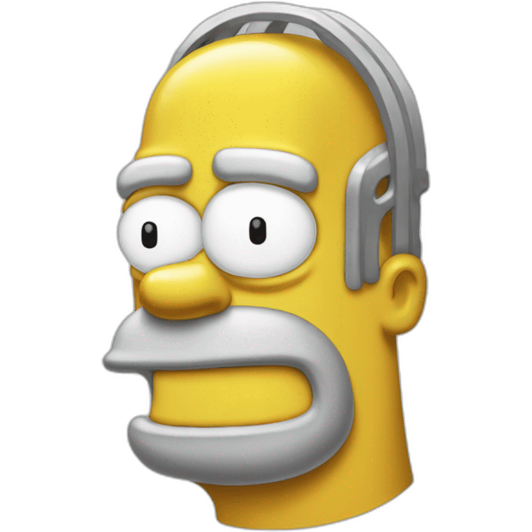 Homer simpson qui boit une duf emoji