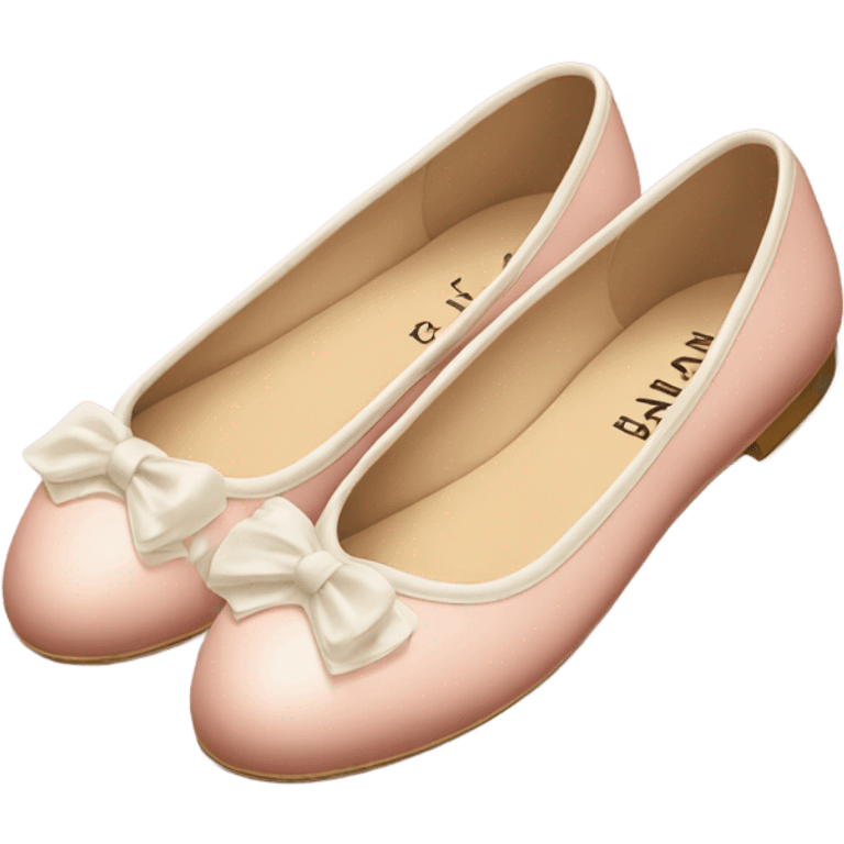 Chanel ballet flats emoji