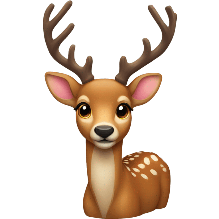 deer in love emoji