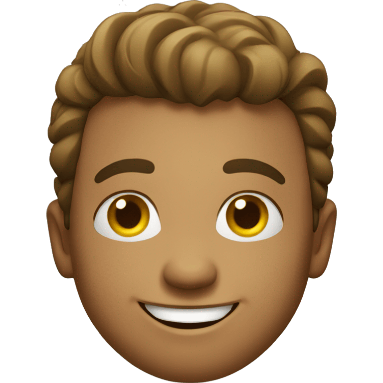 Smiling Brazilian man emoji