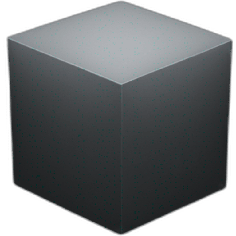 black cube emoji