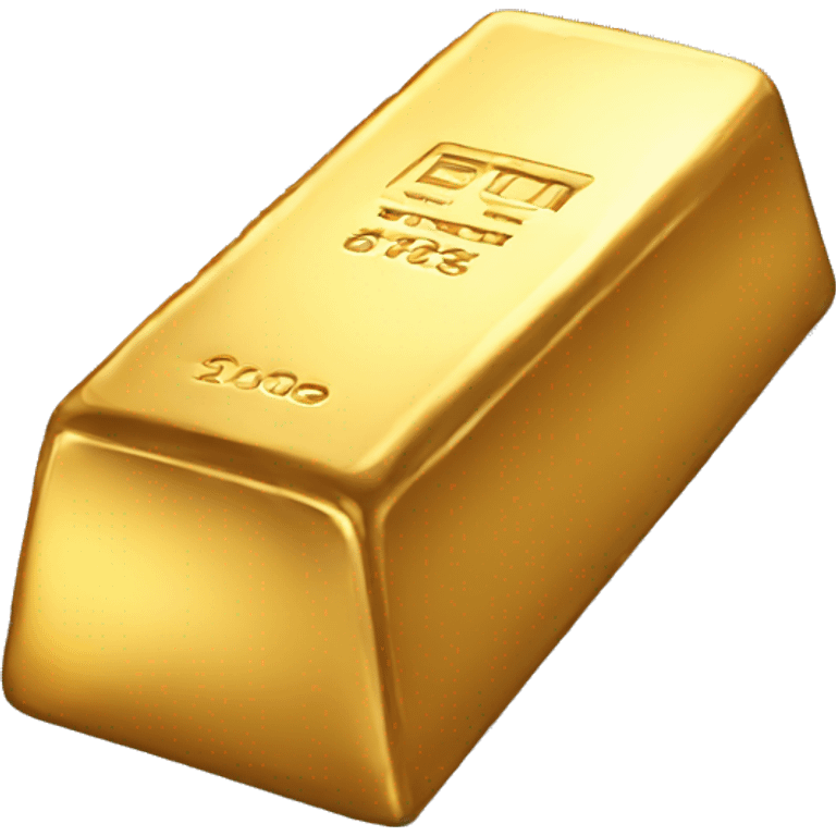 Gold bar emoji