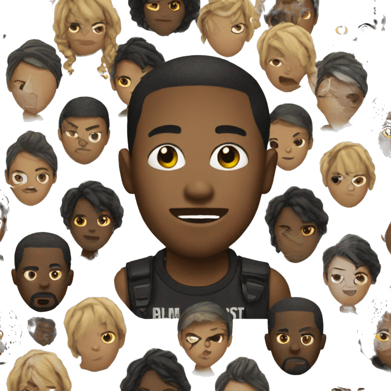 blm protester emoji