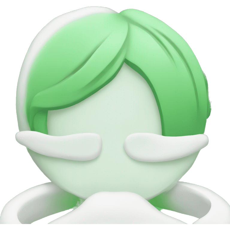 Green and white spa aesthetic  emoji