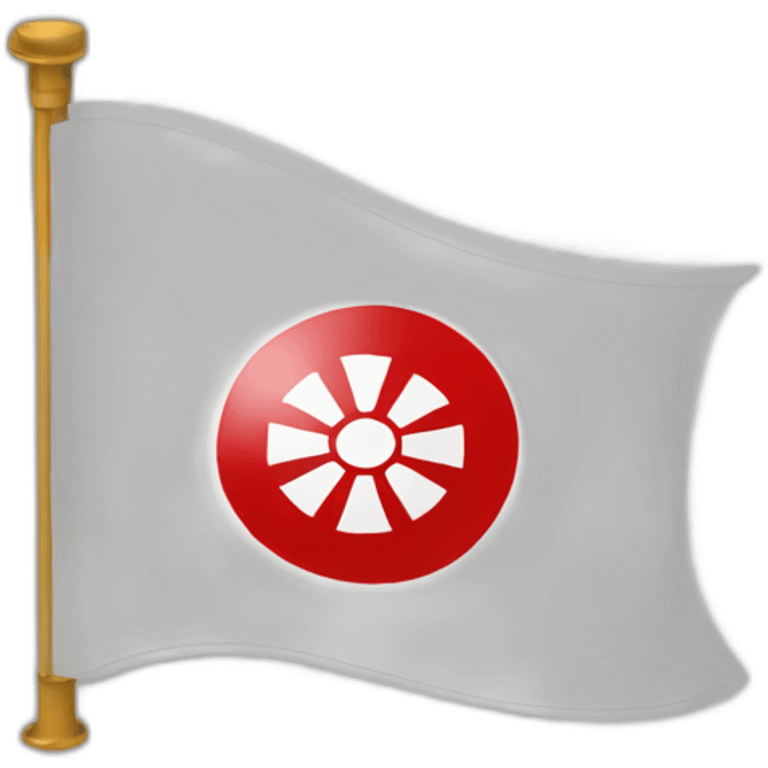 Galactic Empire Flag (Red flag imperial cog) emoji