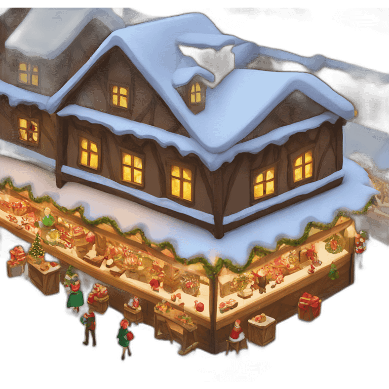 christmas market emoji