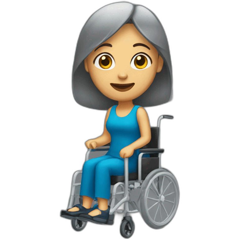 Woman-in-a-wheelchair emoji