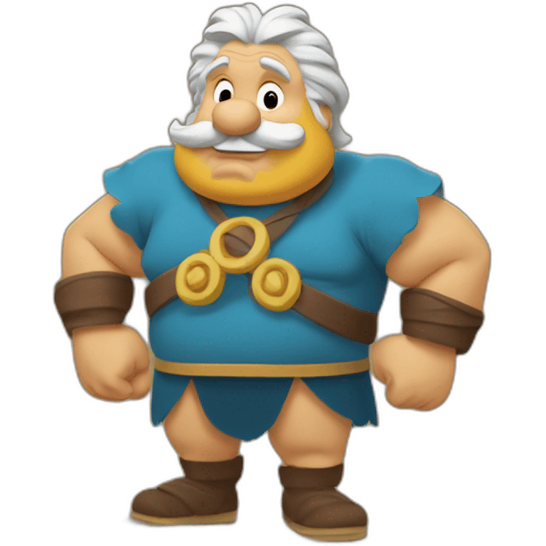 Astérix qui tape un Romain emoji