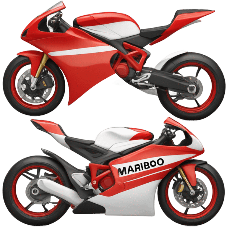 Marlboro sports bike  emoji