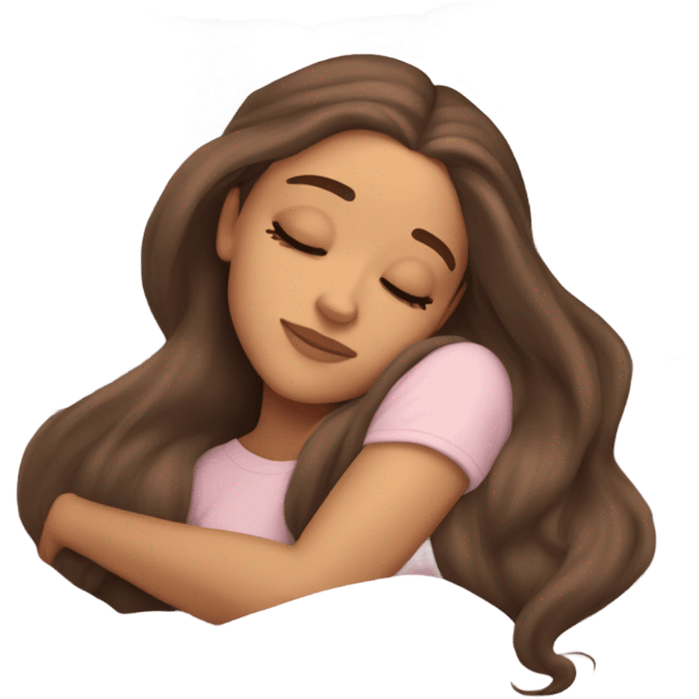 Ariana Grande sleeping emoji