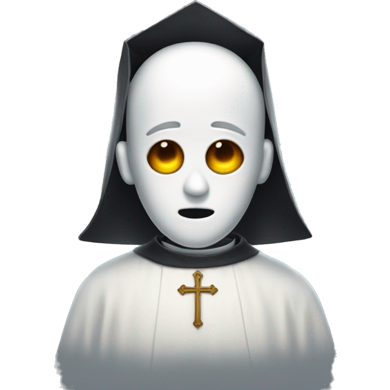 Ghost dressed as a priest emoji