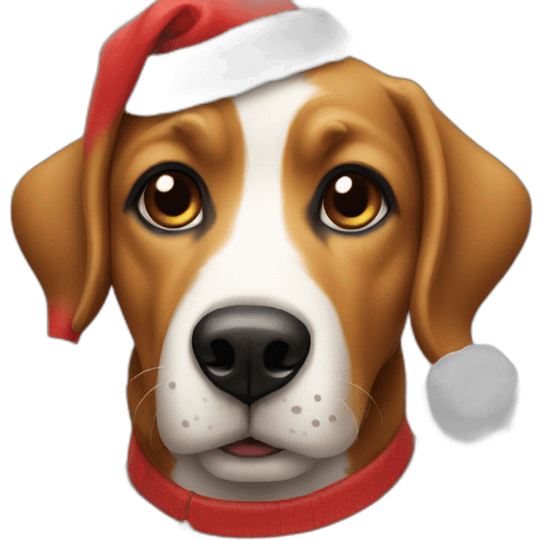 christmas dog emoji