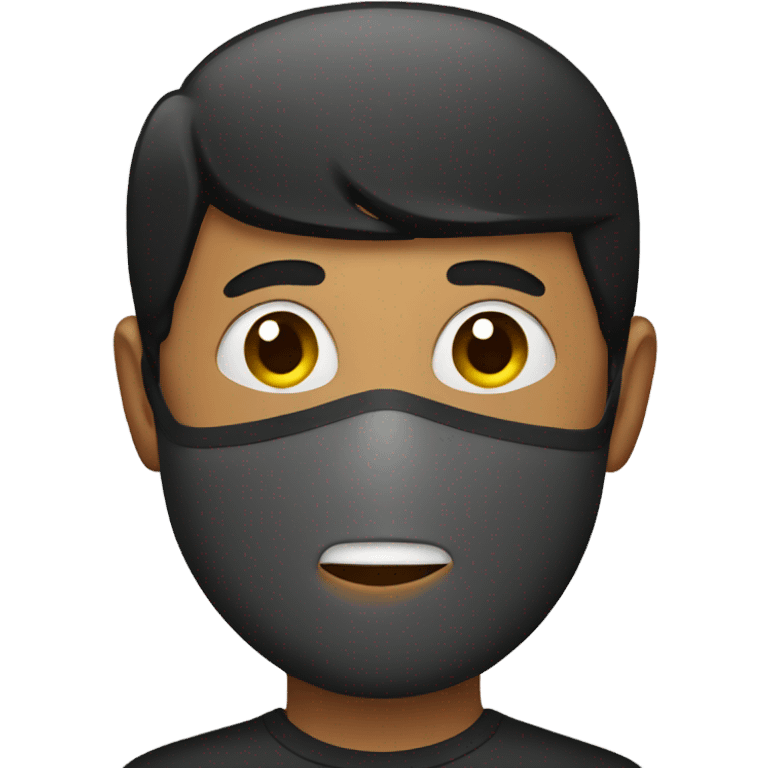 A father with  mask emoji