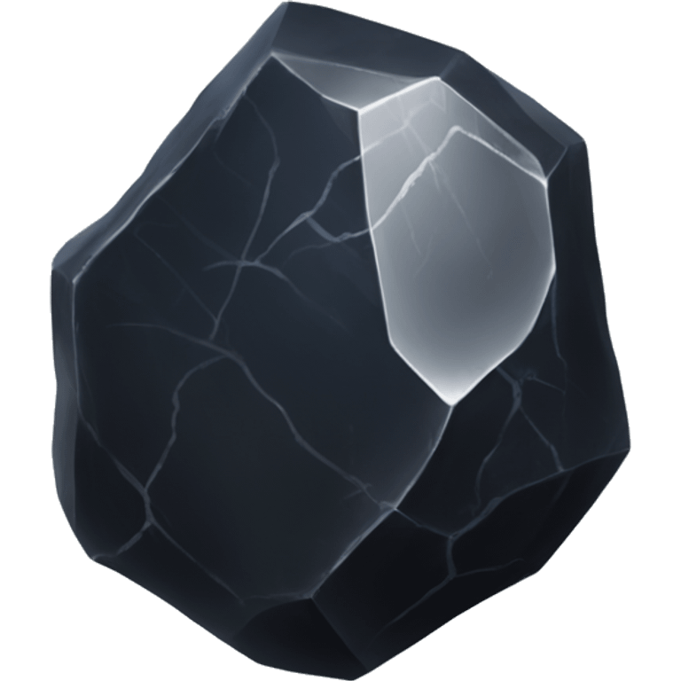 a chunk of obsidian stone emoji