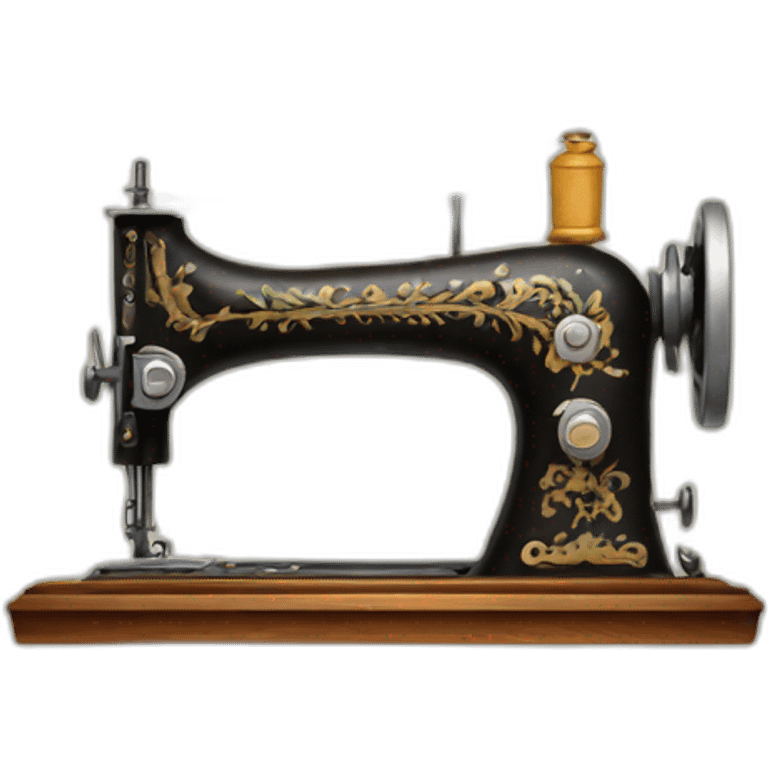 Vintage Sewing machine emoji