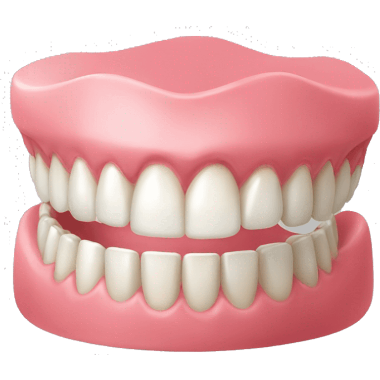 Complete denture for teeth emoji