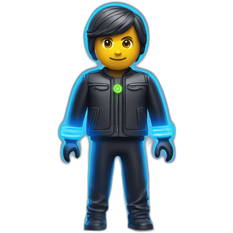 playmobil WITH NEON LIGHT CLOTHES emoji