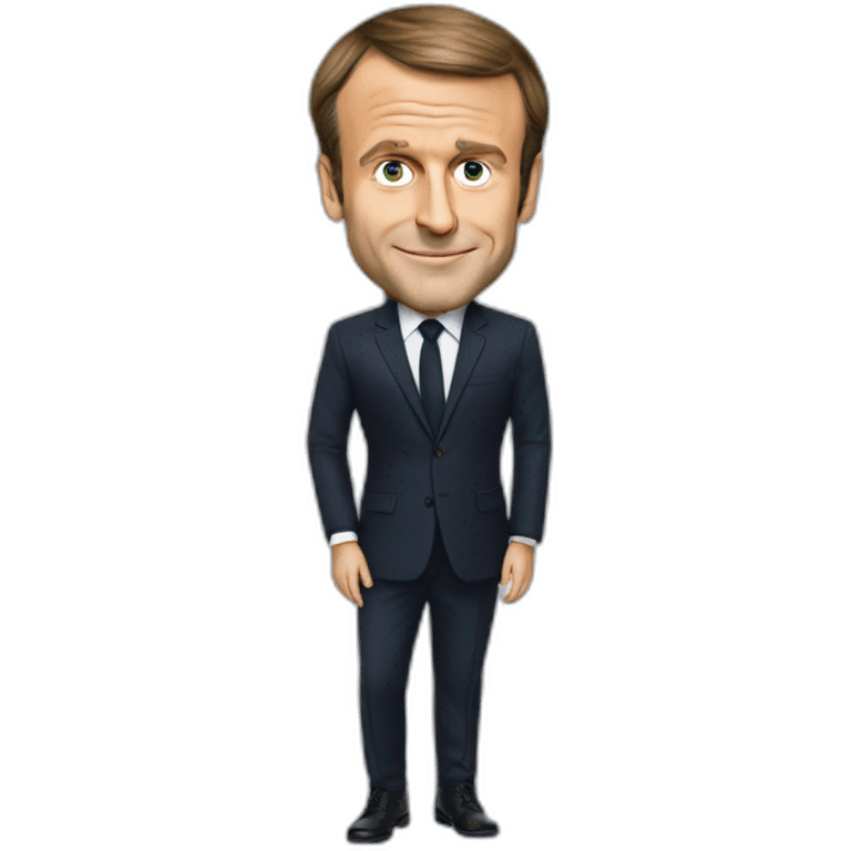 emmanuel macron en ragé emoji