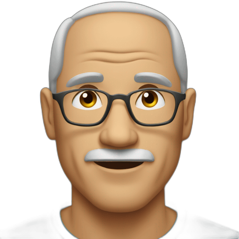 Mature and stable middle-aged handsome man emoji