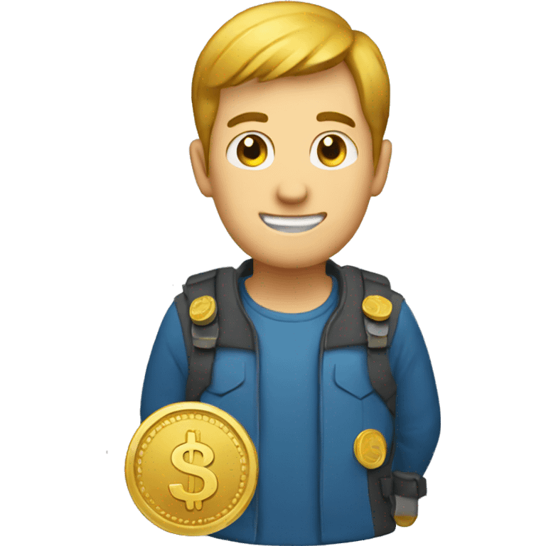 coin man emoji