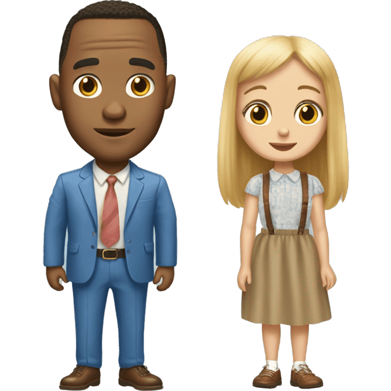 Forrest Gump and bubble gump emoji