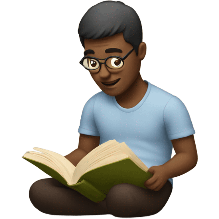 Reading a book emoji