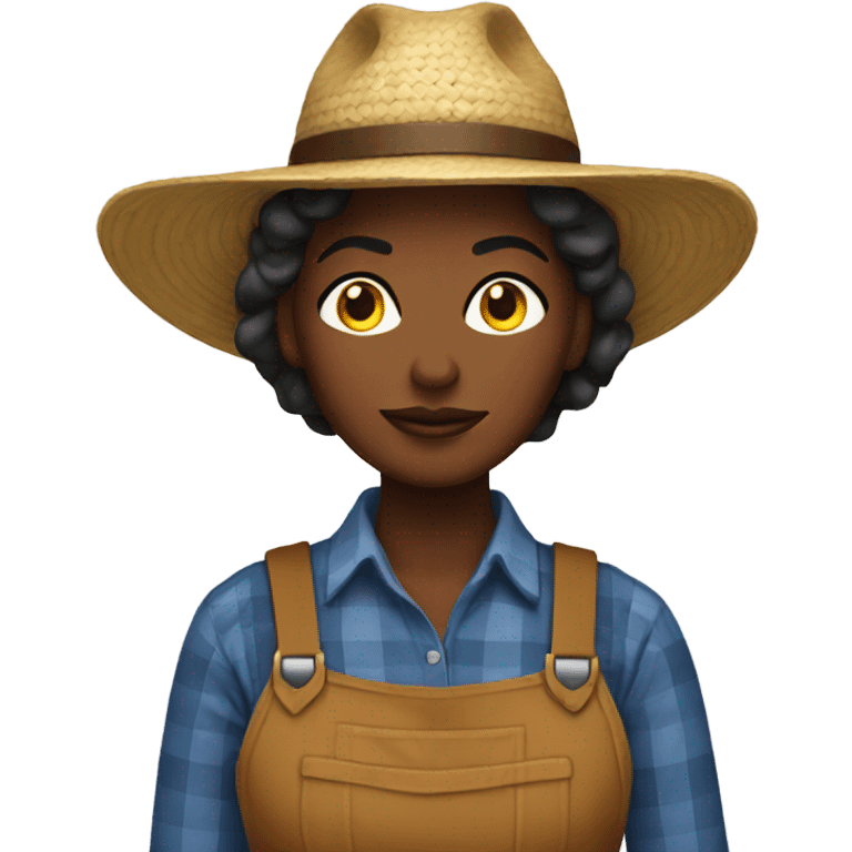 Woman farmer with sass emoji