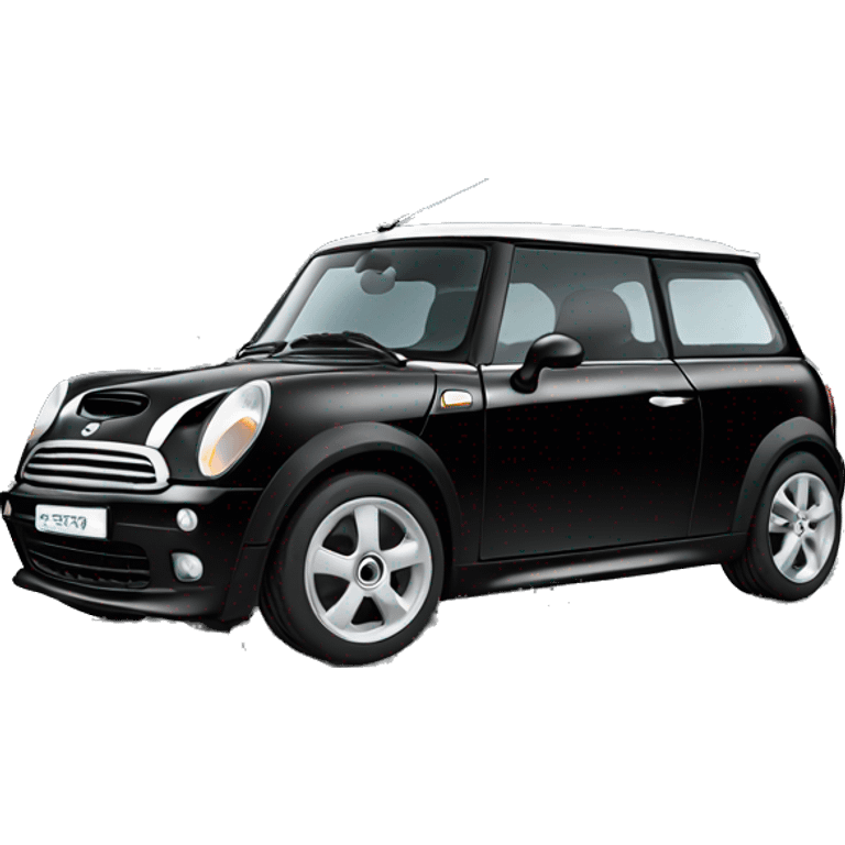 mini cooper black emoji