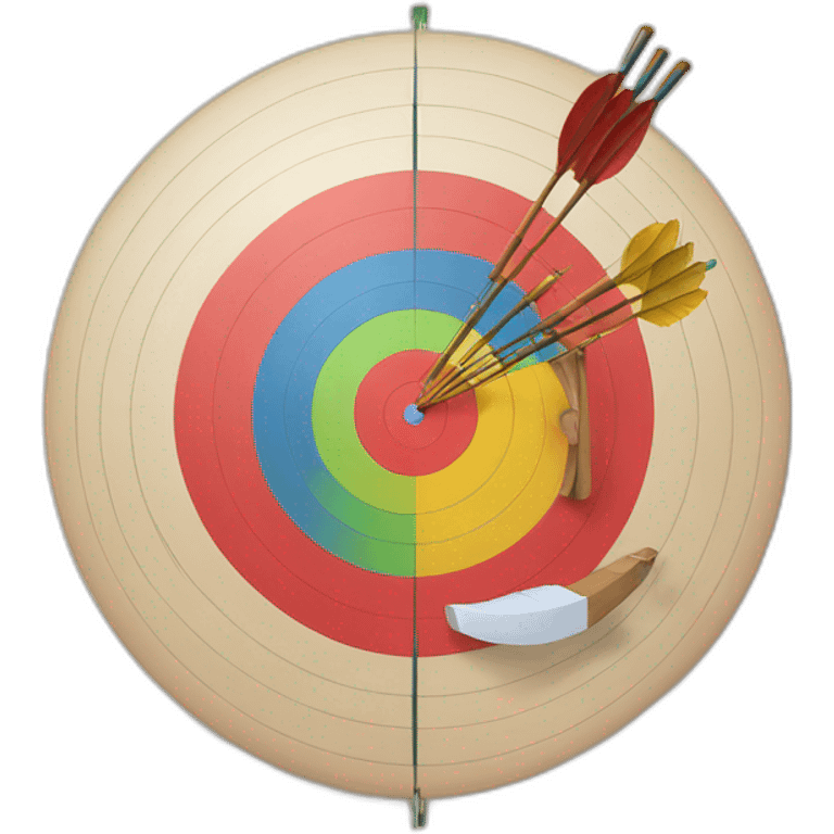 archery target emoji