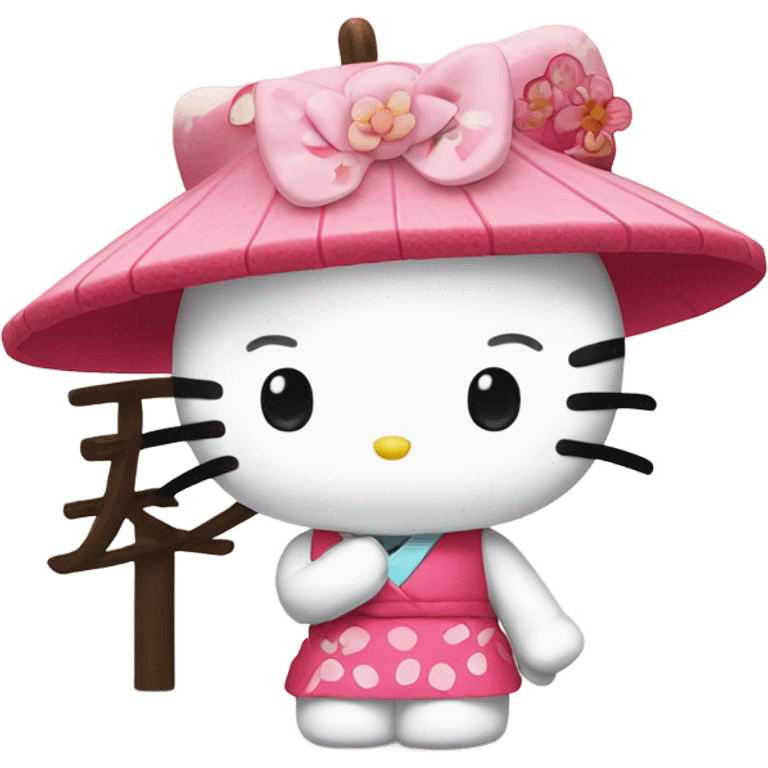 Hello kitty in Japan emoji