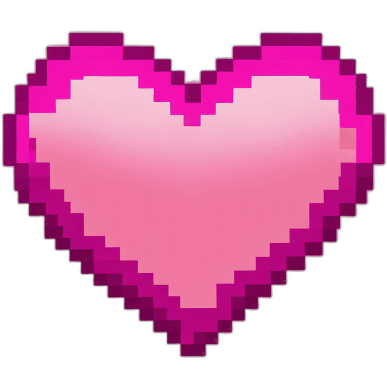 pink heart 8bit emoji