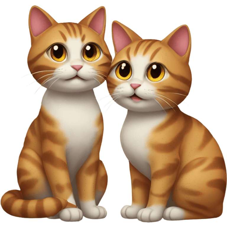 Couple cat emoji