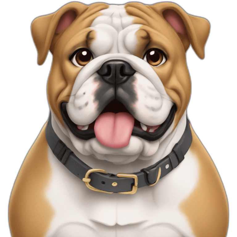 Bulldog ingles collar emoji