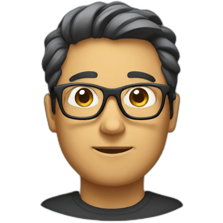 coding guy with glasses emoji