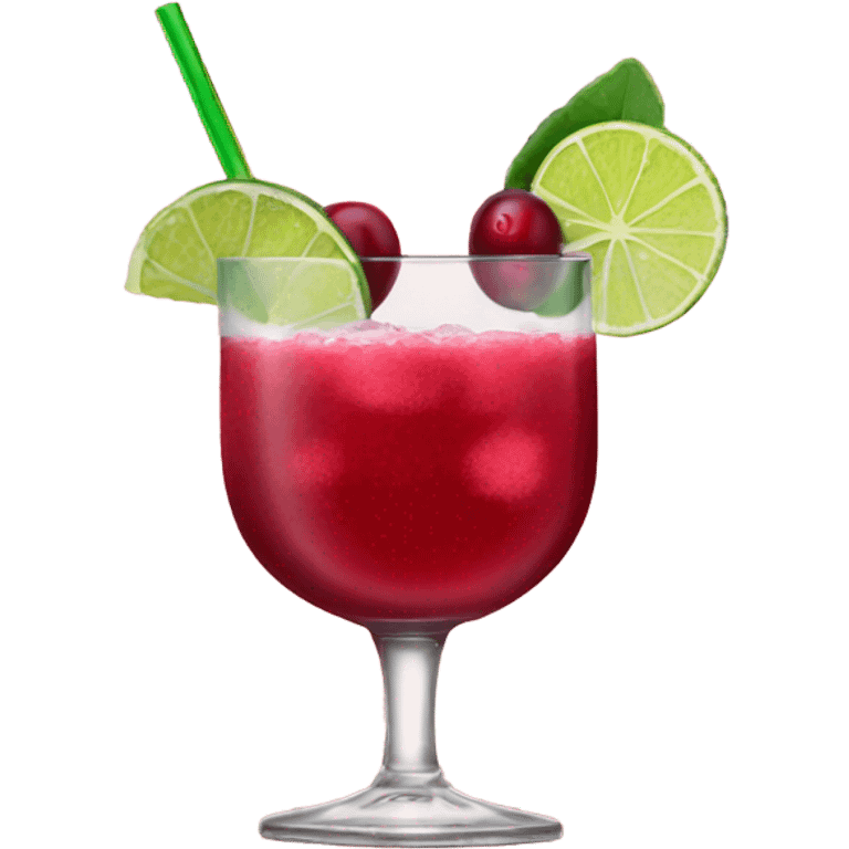 Cranberry margarita  emoji