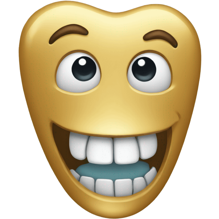 Golden tooth  emoji