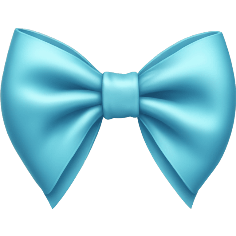 Light blue bow emoji